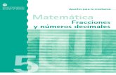 Fracciones y numeros decimales 5º docente