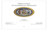 MD Extradition Manual 2009