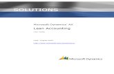 Microsoft Dynamics AX Lean Accounting