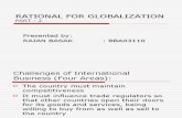 RATIONAL FOR GLOBALIZATION part -2