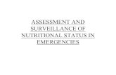Assessment and Surveillance of Nutritional Status in Emergen