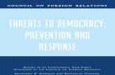 No. 42 - Threats to Democracy: Prevention and Response