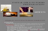Fats & Oils in Food Preparation