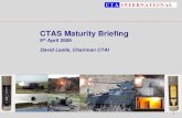CTAS Maturity Briefing