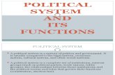 Political System and Its Functions Final