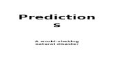 Word of God 109 - Predictions …. A world shaking natural desaster