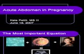 Acute Abdomen in Pregnancy 2