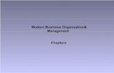 Business Org & Management