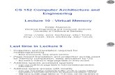 CS 152 Computer Architecture and Engineering Lecture