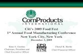 CPO Corn Products International Dec 2009 Presentation