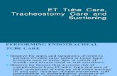 ET Tube Care, Tracheostomy Care