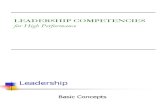 Leadership Competencies for High Performance
