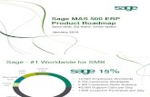 Sage MAS 500 Roadmap PUBLIC - January 2010