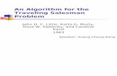 Algorithm A Traveling Salesman Problem