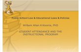 Student Attendance and the Instructional Program, Dr. W.A. Kritsonis