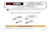 BVA HF Series Manual