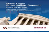 Mark Logic Government Summit Agenda