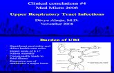 Clinical Correlations #4 Med Micro 2008 Upper Respiratory Tract Infections