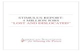 Stimulus Report: 4 Million Jobs "Lost and Dislocated"
