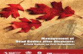 Management of dead bodies after disasters: a field manual for first responders