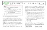 ES Parent Bulletin Vol#4 2009 Oct 9