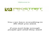 ProStart Funding Presentation June 2009 (1)