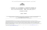 Gambia Monthly Eco Bulletin July 2009- Part One