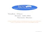 CertifySky Cisco 642-901 FREE Training Materials & Study Guide 2009