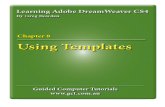 Learning Adobe DreamWeaver CS4 - Templates