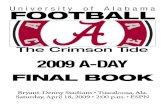 Alabama Crimson Tide A-Day Final Stats
