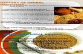 History of Herbal Medicines