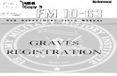 1945 US Army WWII Graves Registration Manual 62p. FM 10-63