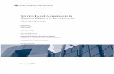 Service Level Agreements in Service-Oriented Architecture Environments