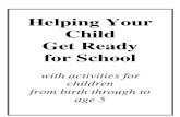 Helping Your Child Get Ready for School