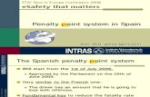 Introducing the Penalty Point System in Spain