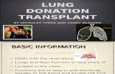 Lung Donations Real Project