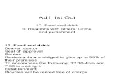 Class Notes Ad1  Oct