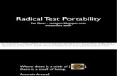 Radical Test Portability