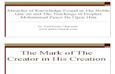 The Mark of The Creator in Creation