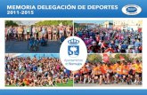 Memoria Delegación de Deportes 2011-2015