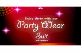 Dazzle with party wear salwar suits for women