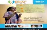 Discovering Deaf Worlds March 2015 Newsletter, vol. 8, issue 3