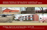 April 24-25 2015 Oakwood Estate Auction, Fayette Mo.