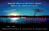 WMS Annual Auction Gala Catalog - 2015