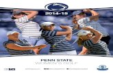 2014-15 Penn State Women's Golf Yearbook