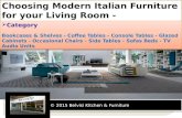 Choosing modern italian furniture for your living room belvisifurniture
