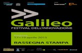 GALILEO FESTIVAL DELL'INNOVAZIONE | RASSEGNA STAMPA