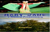 Mary Jane: The Musical Film Prospectus