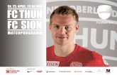 Matchprogramm Thun-Sion