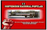 10 y 11 de abril 2015 II convención nacional popular